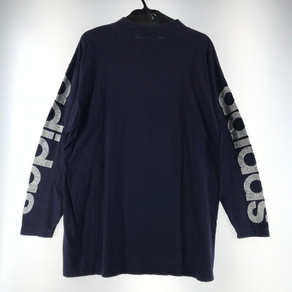 【中古品】【メンズ】 ADIDAS アディダス 長袖Tシャツ デサント カラーNAVY 紺 SIZE:L 148-260804-ky-06-fuzh 万代Net店