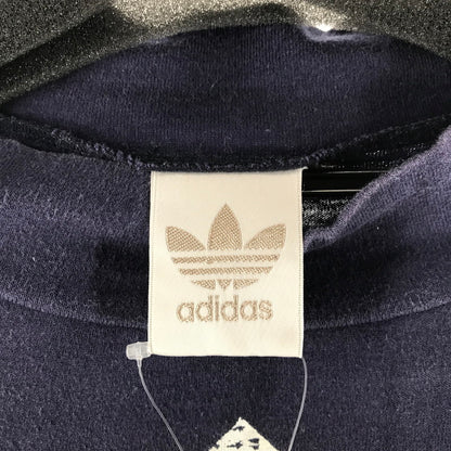 【中古品】【メンズ】 ADIDAS アディダス 長袖Tシャツ デサント カラーNAVY 紺 SIZE:L 148-260804-ky-06-fuzh 万代Net店