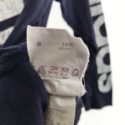 【中古品】【メンズ】 ADIDAS アディダス 長袖Tシャツ デサント カラーNAVY 紺 SIZE:L 148-260804-ky-06-fuzh 万代Net店