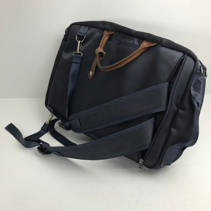 【中古品】【メンズ】 WONDER BAGGAGE ワンダーバゲージ ビジネスバッグ NAVY ※汚れ・使用感有 バッグ 185-260731-io-28-fuzh 万代Net店