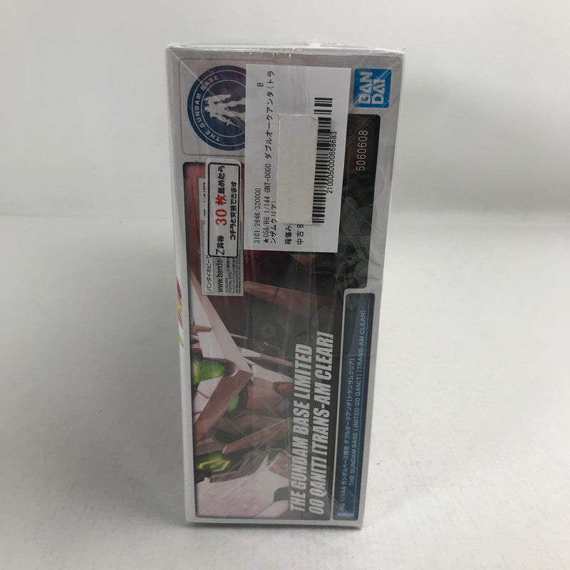 【中古品】 RG 1 144 GNT-0000 ガンダムベース限定 ダブルオークアンタ(トランザムクリア) ガンプラ 058-260215-ks-91-fuzh 万代Net店