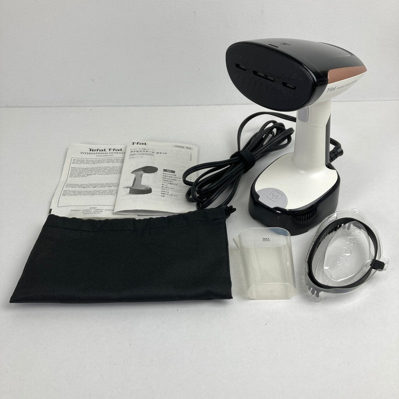 【中古品】 T-fal DT3030J0 アクセススチームポケット 衣類スチーマー ハンガーショット 折り畳み 100-260206-io-16-fuz 万代Net店