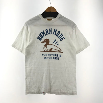 【中古品】【メンズ】 HUMAN MADE ヒューマンメイド カモT-SHIRT DRY ALL ダック プリント 半袖 Tシャツ トップス 古着 142-260206-mh-05-fuz サイズ：M カラー：ホワイト 万代Net店