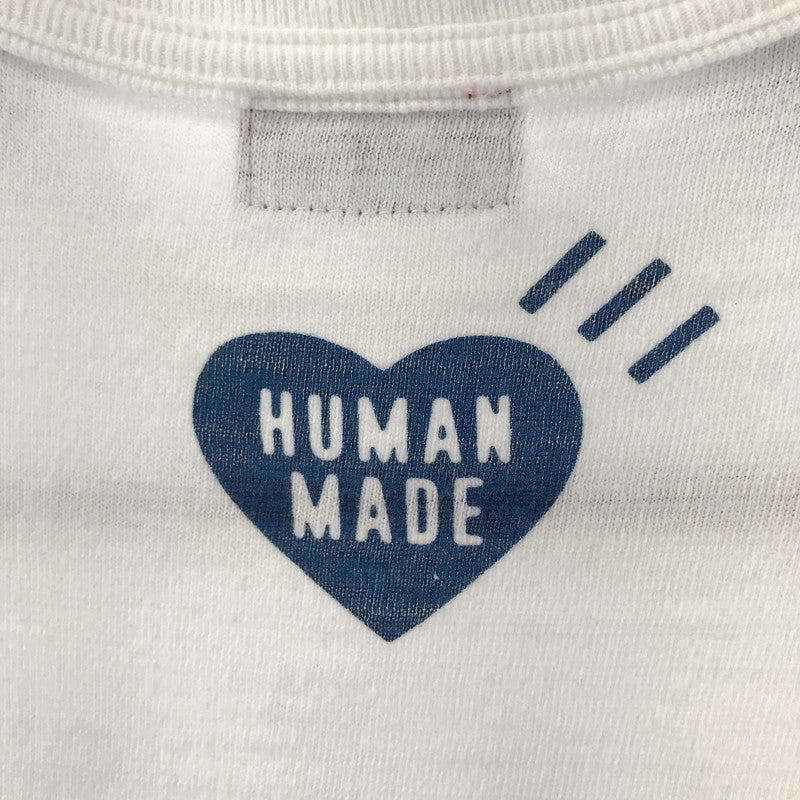【中古品】【メンズ】 HUMAN MADE ヒューマンメイド カモT-SHIRT DRY ALL ダック プリント 半袖 Tシャツ トップス 古着 142-260206-mh-05-fuz サイズ：M カラー：ホワイト 万代Net店