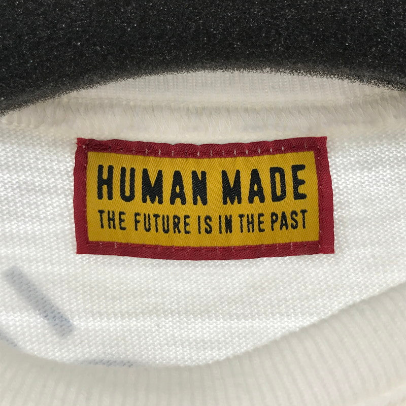 【中古品】【メンズ】 HUMAN MADE ヒューマンメイド カモT-SHIRT DRY ALL ダック プリント 半袖 Tシャツ トップス 古着 142-260206-mh-05-fuz サイズ：M カラー：ホワイト 万代Net店