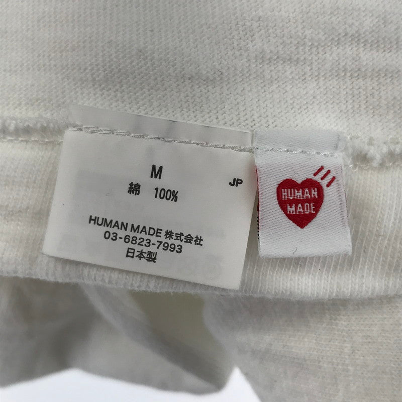 【中古品】【メンズ】 HUMAN MADE ヒューマンメイド カモT-SHIRT DRY ALL ダック プリント 半袖 Tシャツ トップス 古着 142-260206-mh-05-fuz サイズ：M カラー：ホワイト 万代Net店