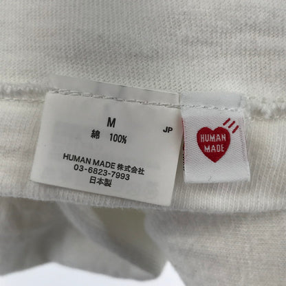 【中古品】【メンズ】 HUMAN MADE ヒューマンメイド カモT-SHIRT DRY ALL ダック プリント 半袖 Tシャツ トップス 古着 142-260206-mh-05-fuz サイズ：M カラー：ホワイト 万代Net店