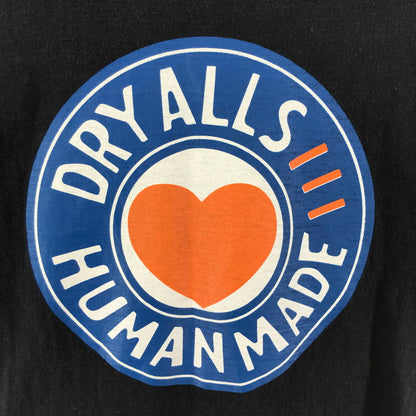 【中古品】【メンズ】 HUMAN MADE ヒューマンメイド 25SS ハートロゴ SS TEE グラフィック プリント 半袖 Tシャツ トップス 古着 142-260206-mh-03-fuz サイズ：M カラー：ブラック 万代Net店