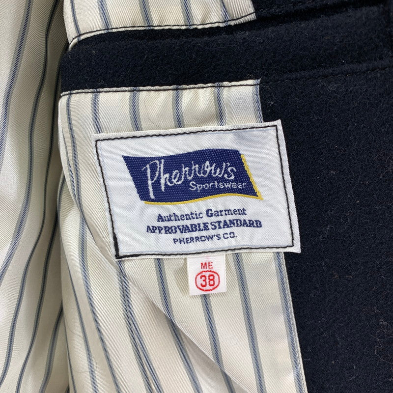 【中古品】【メンズ】 PHERROW'S POSJ1 ショートPコート フェローズ ピーコート 145-260123-mh-04-fuz サイズ：38 カラー：ブラック 万代Net店