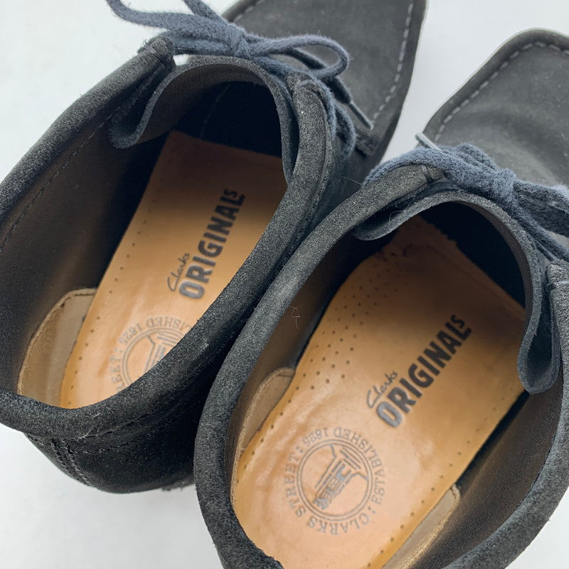 【中古品】【メンズ】 CLARKS クラークス ワラビーブーツ 靴 164-260716-mh-02-fuzh サイズ：UK8 カラー：ブラック 万代Net店