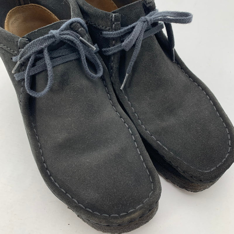 【中古品】【メンズ】 CLARKS クラークス ワラビーブーツ 靴 164-260716-mh-02-fuzh サイズ：UK8 カラー：ブラック 万代Net店