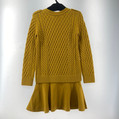 【中古品】【レディース】 BURBERRY バーバリー BLUE LABEL ブルーレーベル ニットワンピース 168-260210-ky-17-fuzh サイズ：38 カラー：マスタード 万代Net店