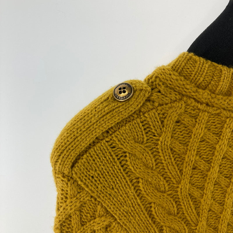 【中古品】【レディース】 BURBERRY バーバリー BLUE LABEL ブルーレーベル ニットワンピース 168-260210-ky-17-fuzh サイズ：38 カラー：マスタード 万代Net店