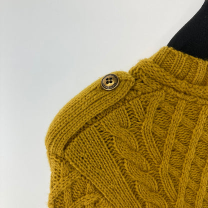 【中古品】【レディース】 BURBERRY バーバリー BLUE LABEL ブルーレーベル ニットワンピース 168-260210-ky-17-fuzh サイズ：38 カラー：マスタード 万代Net店