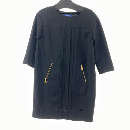 【中古品】【レディース】 BURBERRY バーバリー BLUE LABEL ブルーレーベル 七分袖ワンピース 168-260210-ky-16-fuzh サイズ：38 カラー：ブラック 万代Net店