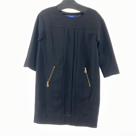 【中古品】【レディース】 BURBERRY バーバリー BLUE LABEL ブルーレーベル 七分袖ワンピース 168-260210-ky-16-fuzh サイズ：38 カラー：ブラック 万代Net店
