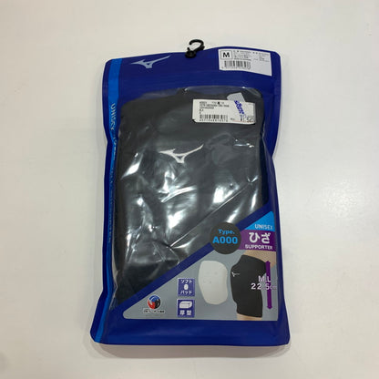 【中古美品】 美品 MIZUNO ミズノ 膝用 サポーター サイズM カラーブラック ソフトパッド 厚型 127-261022-ky-08-fuz 万代Net店