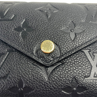【中古品】【メンズ】 LOUIS VUITTON ルイヴィトン M62935 ポルトフォイユ･ゾエ モノグラム・アンプラント 折り財布 三つ折り財布 RFID 179-260209-mh-14-fuz カラー：ブラック 万代Net店