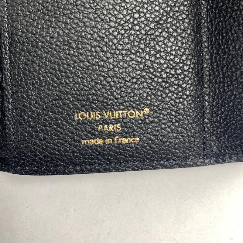 【中古品】【メンズ】 LOUIS VUITTON ルイヴィトン M62935 ポルトフォイユ･ゾエ モノグラム・アンプラント 折り財布 三つ折り財布 RFID 179-260209-mh-14-fuz カラー：ブラック 万代Net店
