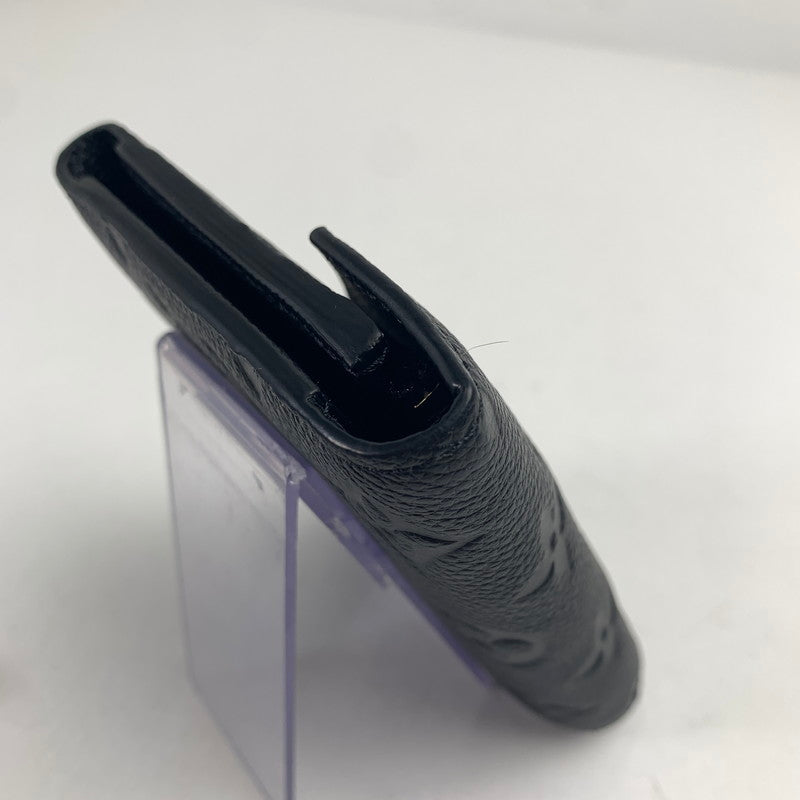 【中古品】【メンズ】 LOUIS VUITTON ルイヴィトン M62935 ポルトフォイユ･ゾエ モノグラム・アンプラント 折り財布 三つ折り財布 RFID 179-260209-mh-14-fuz カラー：ブラック 万代Net店
