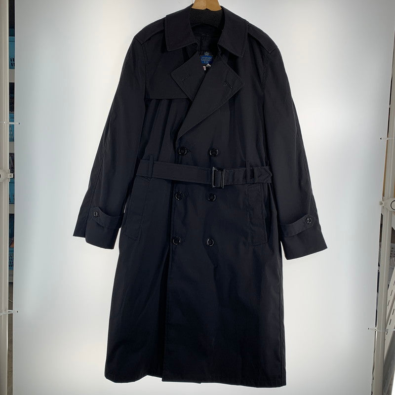 【中古品】【メンズ】 NEPTUNE GARMENT ネプチューン ガーメント トレンチコート 米軍 デッドストック ライナー付 アウター コート 古着 145-260809-mh-01-fuzh サイズ：38 カラー：ブラック 万代Net店