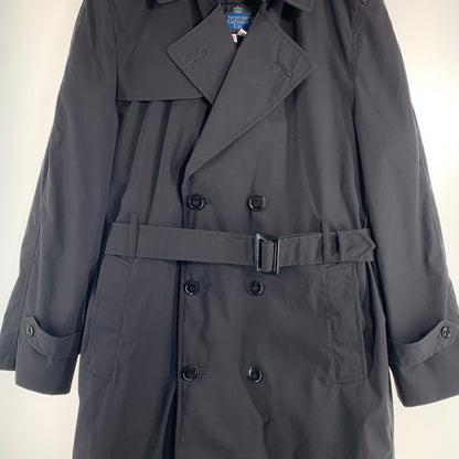 【中古品】【メンズ】 NEPTUNE GARMENT ネプチューン ガーメント トレンチコート 米軍 デッドストック ライナー付 アウター コート 古着 145-260809-mh-01-fuzh サイズ：38 カラー：ブラック 万代Net店