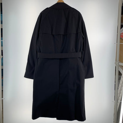 【中古品】【メンズ】 NEPTUNE GARMENT ネプチューン ガーメント トレンチコート 米軍 デッドストック ライナー付 アウター コート 古着 145-260809-mh-01-fuzh サイズ：38 カラー：ブラック 万代Net店