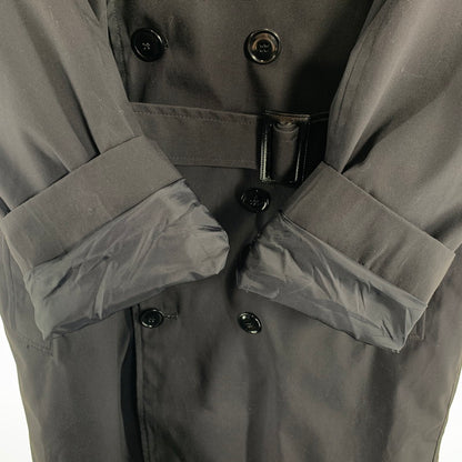 【中古品】【メンズ】 NEPTUNE GARMENT ネプチューン ガーメント トレンチコート 米軍 デッドストック ライナー付 アウター コート 古着 145-260809-mh-01-fuzh サイズ：38 カラー：ブラック 万代Net店