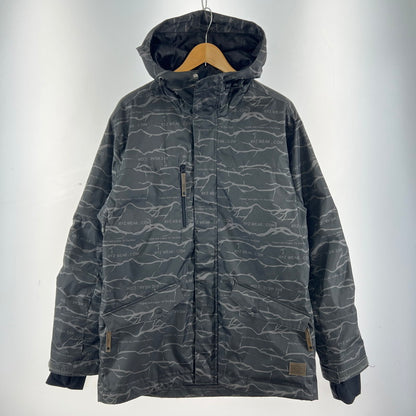 【中古品】【メンズ】 RYZ ライズ ウェア スノーウェア スノボ スキー ジャケット アウター 上着 ※キズ・毛玉あり 127-261022-io-03-fuz サイズ：L カラー：グレー 万代Net店