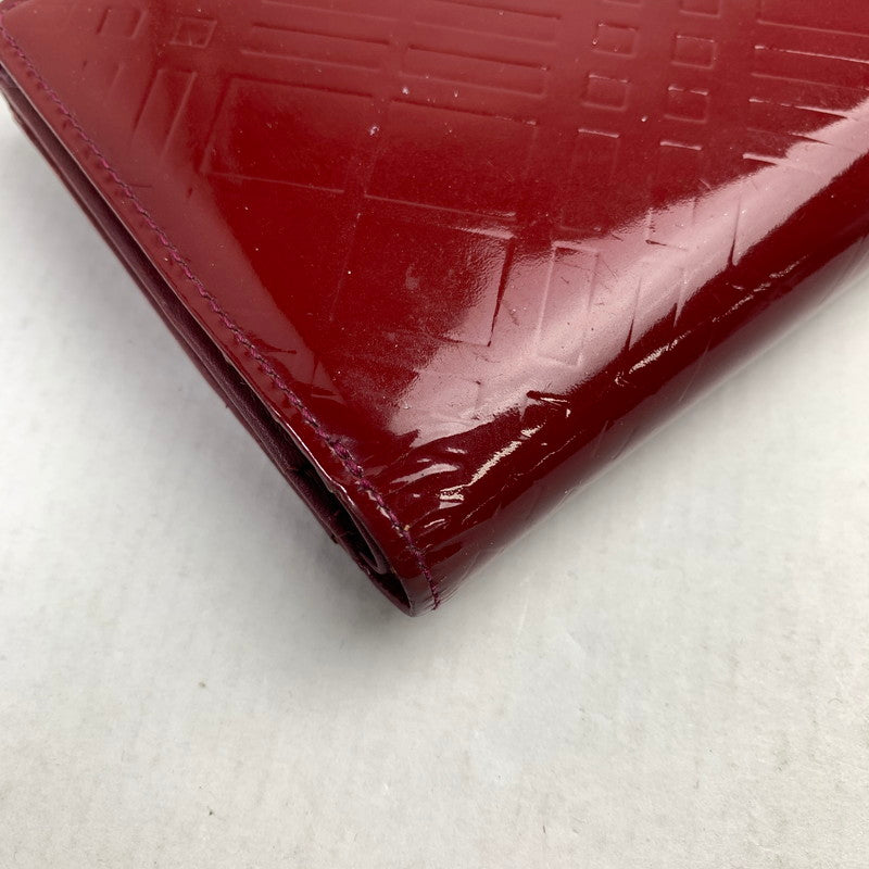 【中古品】 BURBERRY バーバリー 2つ折り財布 RED パテントレザー 箱有　※使用感有 2つ折り 財布 181-260729-io-31-fuzh 万代Net店