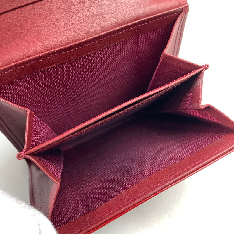 【中古品】 BURBERRY バーバリー 2つ折り財布 RED パテントレザー 箱有　※使用感有 2つ折り 財布 181-260729-io-31-fuzh 万代Net店
