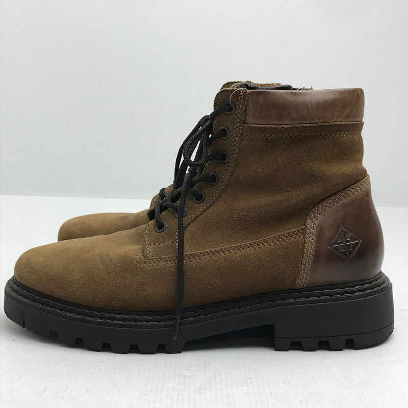 【中古品】【メンズ】 STEFANO ROSSI ステファノ ロッシ UOMO SR03961 NUBI ヌビ ブーツ 靴 165-260728-mh-09-fuzh サイズ：25～25.5cm カラー：ブラウン 万代Net店