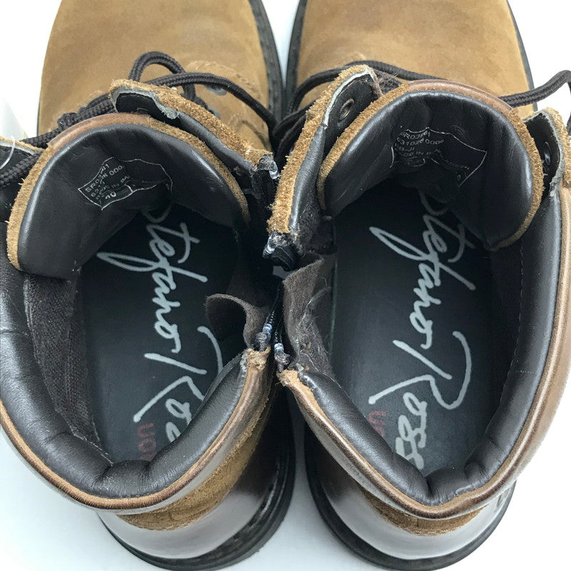 【中古品】【メンズ】 STEFANO ROSSI ステファノ ロッシ UOMO SR03961 NUBI ヌビ ブーツ 靴 165-260728-mh-09-fuzh サイズ：25～25.5cm カラー：ブラウン 万代Net店