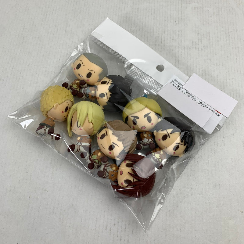 【中古美品】 一番くじ 進撃の巨人 ～獣の巨人は俺が仕留める～ G賞 ちょこのっこフィギュア 本体のみ 8種セット フィギュア 052-260729-io-03-fuzh 万代Net店