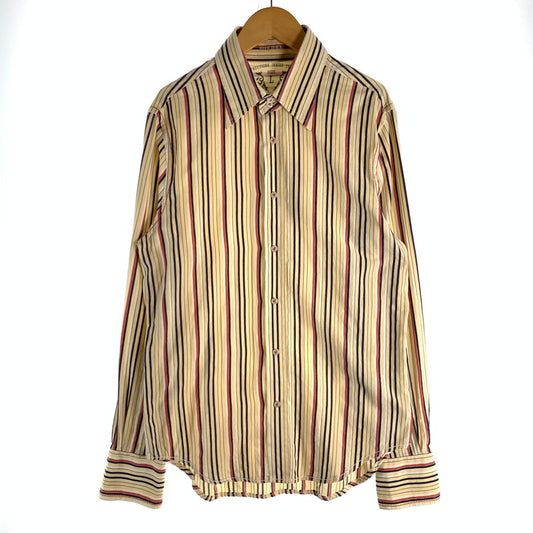【中古品】【メンズ】 DIESEL ディーゼル 長袖シャツ トップス ブランド 古着 141-260523-gm-32-fuz サイズ：L カラー：イエロー 万代Net店