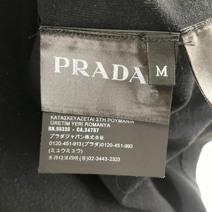 【中古品】 PRADA プラダ ロゴTシャツ UJN896 EMBOSS LOGO SS TEE 141-260219-ny-05-fuzh カラー：ブラック 万代Net店
