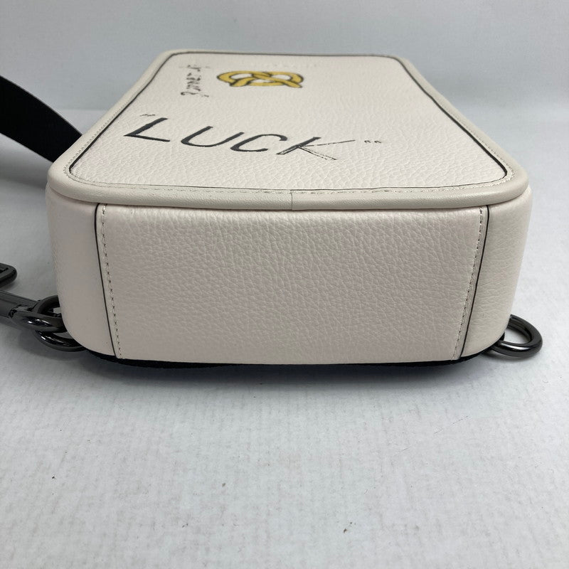 【中古品】【メンズ/レディース】 COACH コーチ CAJ69 スケッチプリントサリバンパック カバン 180-260220-ky-09-fuzh カラー：ホワイト 万代Net店