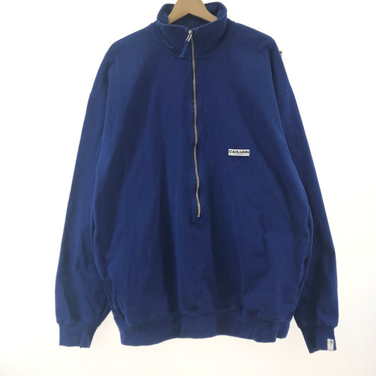 【中古品】【メンズ】 CAHLUMN カウラム ハーフジップ SWEAT 140-260223-ky-06-fuzh サイズ：XL カラー：ブルー 万代Net店