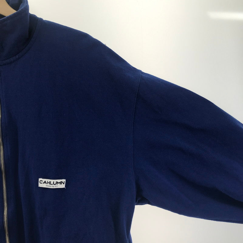 【中古品】【メンズ】 CAHLUMN カウラム ハーフジップ SWEAT 140-260223-ky-06-fuzh サイズ：XL カラー：ブルー 万代Net店