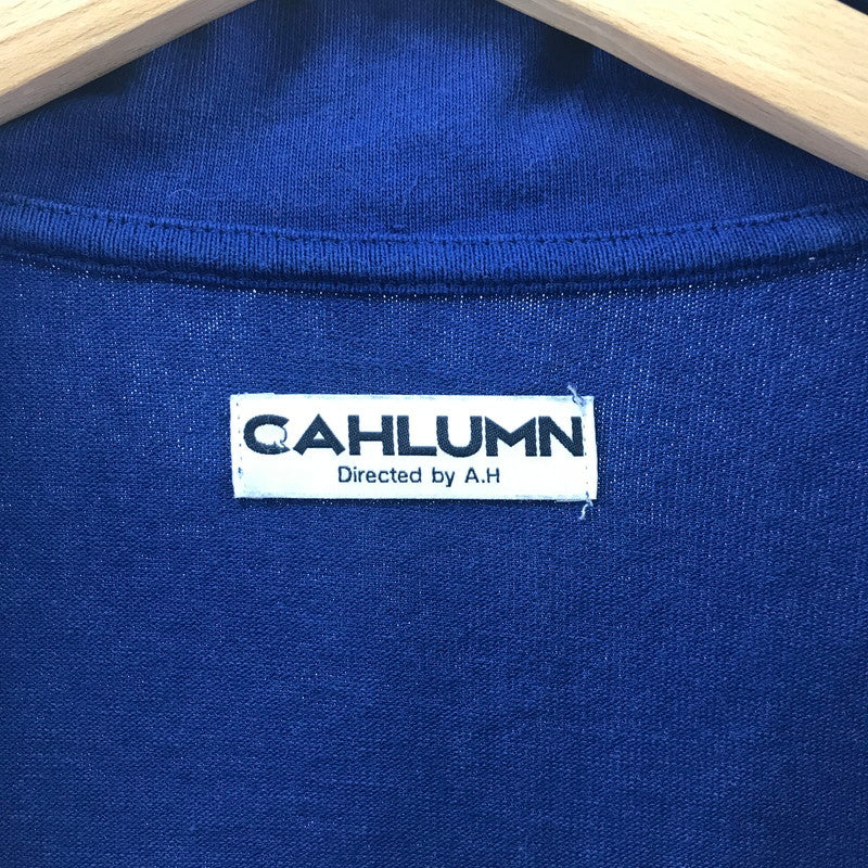 【中古品】【メンズ】 CAHLUMN カウラム ハーフジップ SWEAT 140-260223-ky-06-fuzh サイズ：XL カラー：ブルー 万代Net店