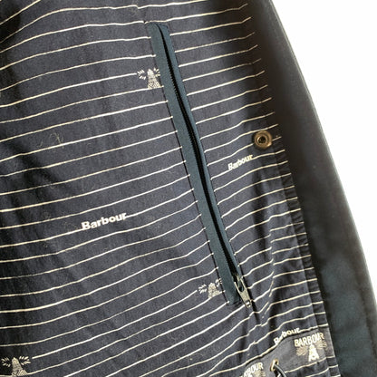 【中古品】【メンズ】 BARBOUR バブアー HAWKINS JACKT ホーキンスジャケット カラーNAVY SIZE:UK10　 141-260722-ky-28-fuzh 万代Net店