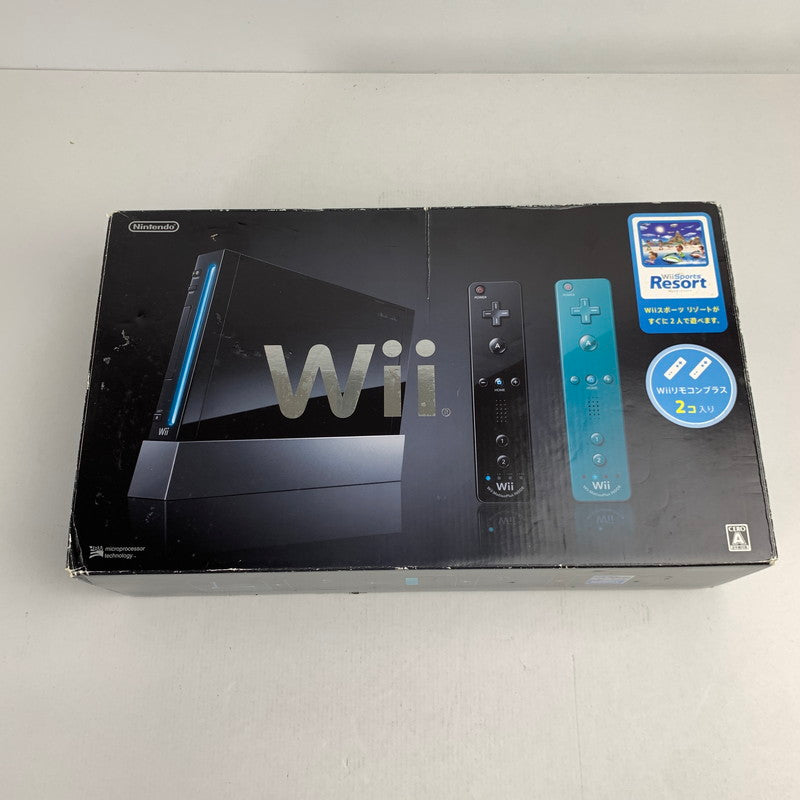 【中古品】 Nintendo Wii ニンテンドー ウィー 本体 クロ 023-260227-mh-09-fuz 万代Net店