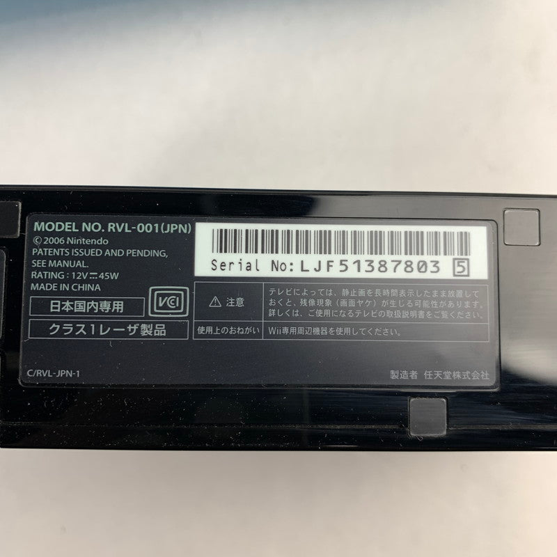 【中古品】 Nintendo Wii ニンテンドー ウィー 本体 クロ 023-260227-mh-09-fuz 万代Net店