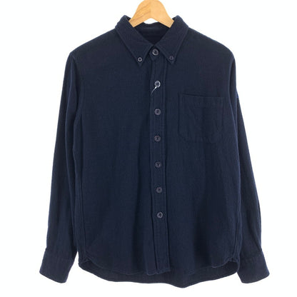 【中古品】【メンズ】 FAT エフエーティー FATYO3 刺繍ロゴ 長袖シャツ 142-261020-vt-86-fuzh サイズ：TITCH（M） カラー：ネイビー 万代Net店