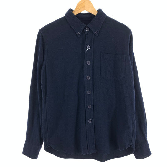 【中古品】【メンズ】 FAT エフエーティー FATYO3 刺繍ロゴ 長袖シャツ 142-261020-vt-86-fuzh サイズ：TITCH（M） カラー：ネイビー 万代Net店