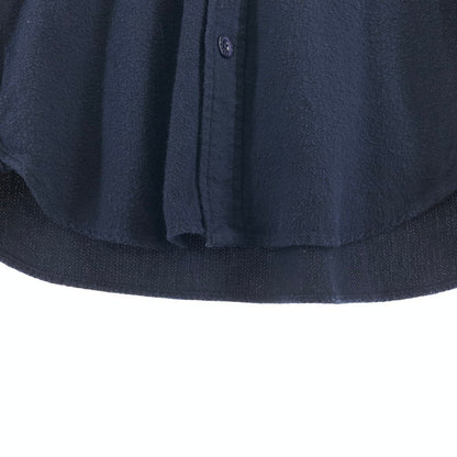 【中古品】【メンズ】 FAT エフエーティー FATYO3 刺繍ロゴ 長袖シャツ 142-261020-vt-86-fuzh サイズ：TITCH（M） カラー：ネイビー 万代Net店