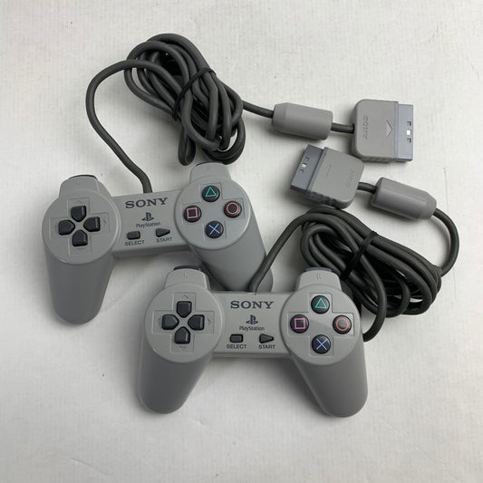 【現状渡し品】 PlayStation PS プレイステーション プレステ コントローラー 2つ セット まとめ 024-260225-mh-08-fuz 万代Net店