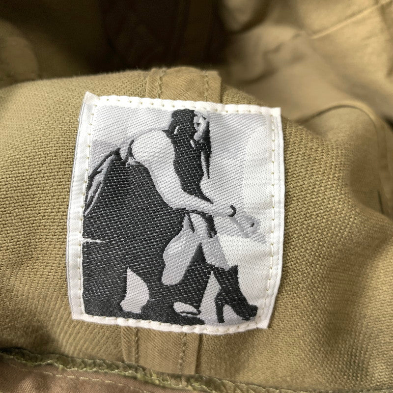 【中古品】【メンズ】 RICK OWENS DRKSHDW リック オウエンス ダークシャドウ ベースボール キャップ 帽子 ロゴ 刺繍 185-260301-mh-05-fuz サイズ：40 カラー：カーキ 万代Net店