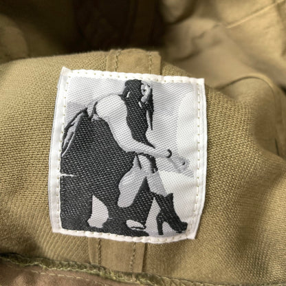 【中古品】【メンズ】 RICK OWENS DRKSHDW リック オウエンス ダークシャドウ ベースボール キャップ 帽子 ロゴ 刺繍 185-260301-mh-05-fuz サイズ：40 カラー：カーキ 万代Net店