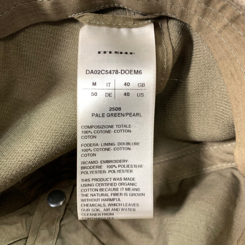 【中古品】【メンズ】 RICK OWENS DRKSHDW リック オウエンス ダークシャドウ ベースボール キャップ 帽子 ロゴ 刺繍 185-260301-mh-05-fuz サイズ：40 カラー：カーキ 万代Net店
